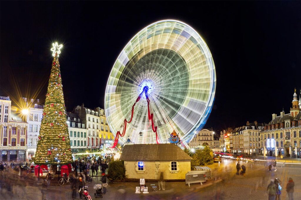 Weihnachtsdorf in Lille