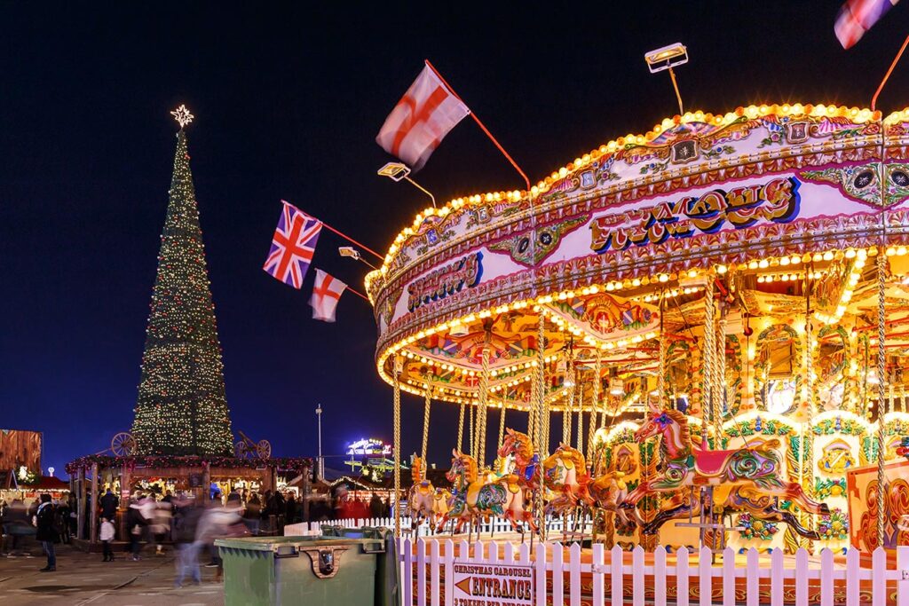 Weihnachtsmarkt London Hyde Park