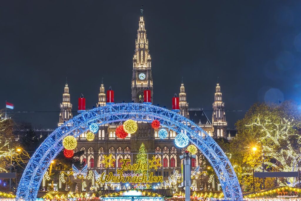 Weihnachtsmarkt am Rathaus in Wien