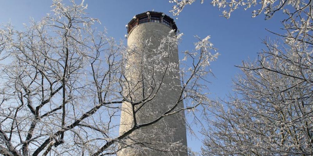 Jena: Ein Winterspaziergang zum Fuchsturm