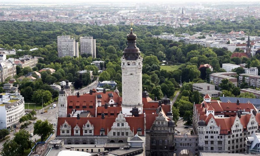 Leipzig auf die Dächer geschaut