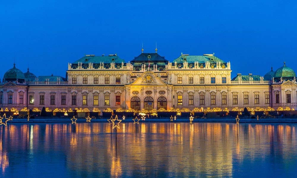 Wien Schloss Belvedere Weihnachten