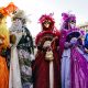 Venezianische Maskenbälle zum Karneval in Venedig